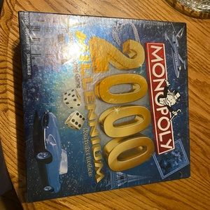 RARE NWT Monopoly Millennium Parker Brothers Brand New Unsealed 2000 Board Game